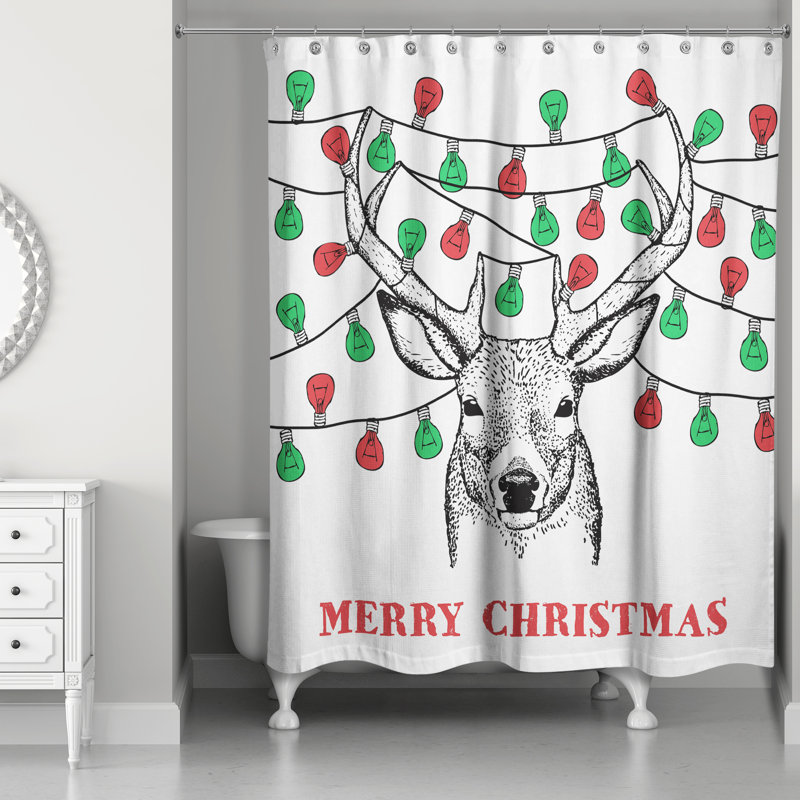 Rideau de douche James Christmas