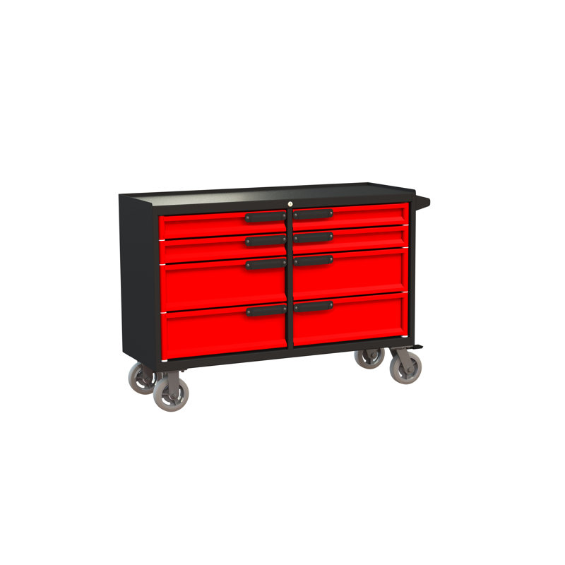 Silliman 18'' W Metal Top Workbench with Wheels