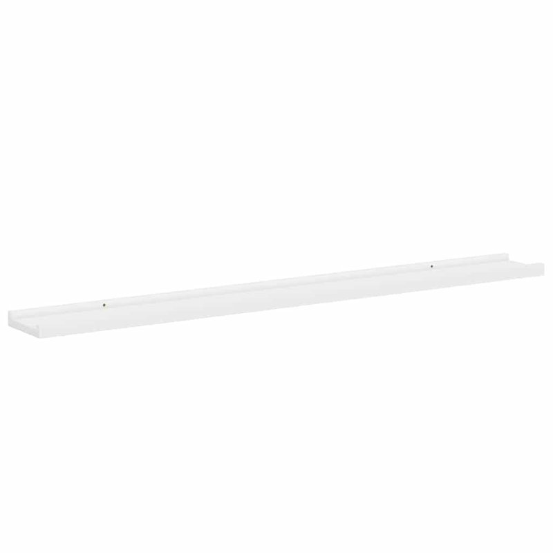Floating Shelf, White, 1.2'' H x 39.4'' W x 1.2'' D
