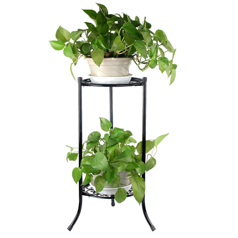 Ariyah Vintage 2 Tier Metal Plant Display Stand