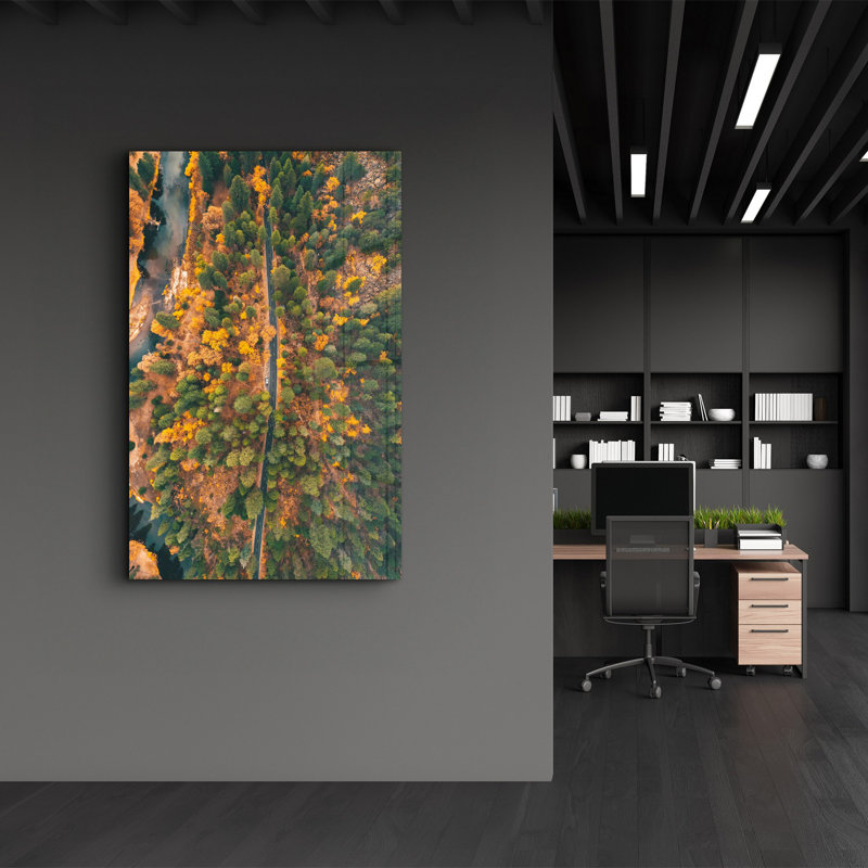 Peinture décorative en verre trempé