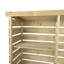 Rapp 237cm W x 56cm D Solid Wood Log Store