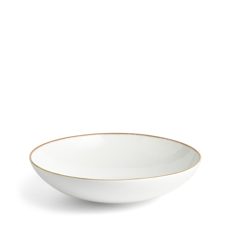 Mythical Creatures 9.6" White Ceramic Serving Bowl