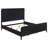Traequan Wood Eastern King Panel Bed Black-1140251792
