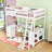 Karthika Wood Loft Bed With U-Shaped Desk, Drawers,Ladder And Storage Shelves-48948150-57975002