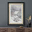 Rustic Countryside Winter Snow Countryside Cottage, impression sur papier-91356503-91356502