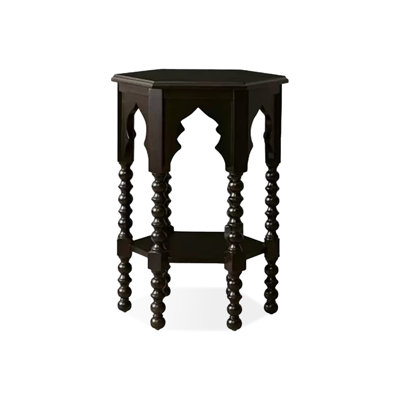 Retro Solid Wood End Table