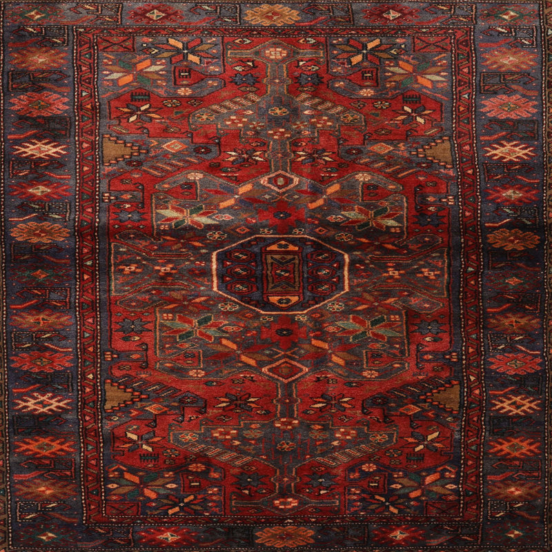 Erickah Oriental Indoor Rug, Round 5'