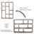 Rashid 9 Piece Pine Solid Wood Floating Shelf-1948496277