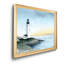 Phare de la baie I - cadre photo, reproduction d'art sur toile-1303906804-1303906805