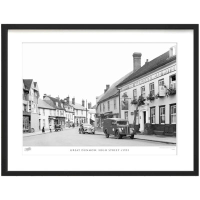 Great Dunmow, High Street C1955 by Francis Frith - Single Picture Frame Print