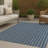Dot Row Non-Slip Outdoor Rug-1371170786