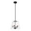 Luminaire suspendu quatre lumières bougie avec verre transparent Soiree-685408229