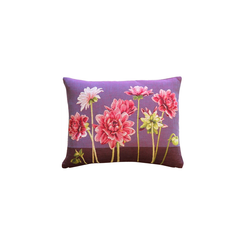 Coussin Dahlias, Rose