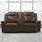 Murraylee Power Sofa & Loveseat w/ Console Living Room Set - Cognac Leather