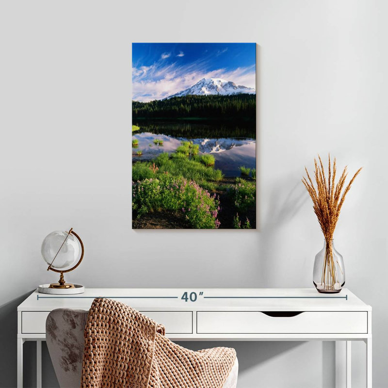 Alvord Mt. Rainier Spring Meadows, H 24 po x l 16 po