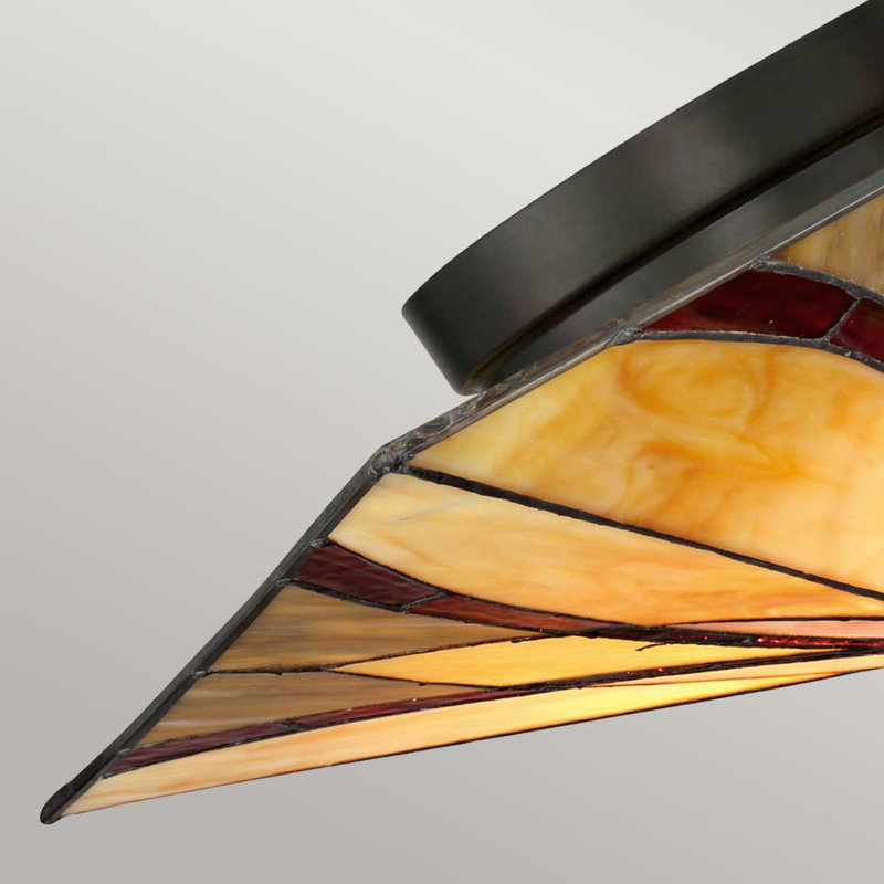 Rockton Glass Semi Flush Mount