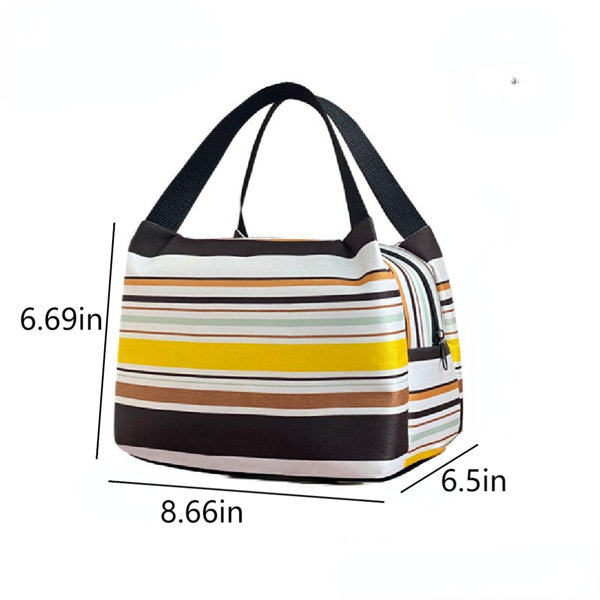 Latitude Run® Lunch Bag Cooler Bag Women Tote Bag Insulated