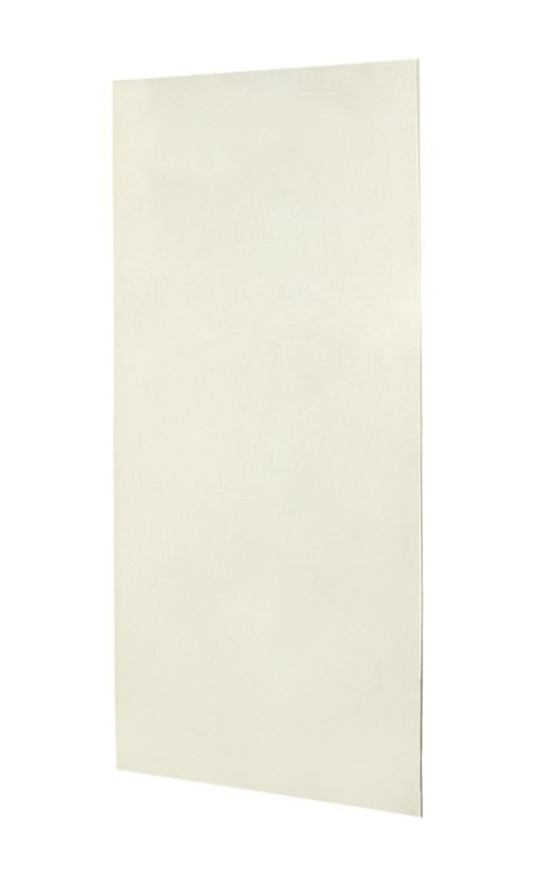Paroi de douche à panneau unique 96 po x 0,25 po x 36 po Solid Surface, Verre caramel