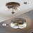 Chrome Finish Flush Mount Ceiling Light Fixture-106872620