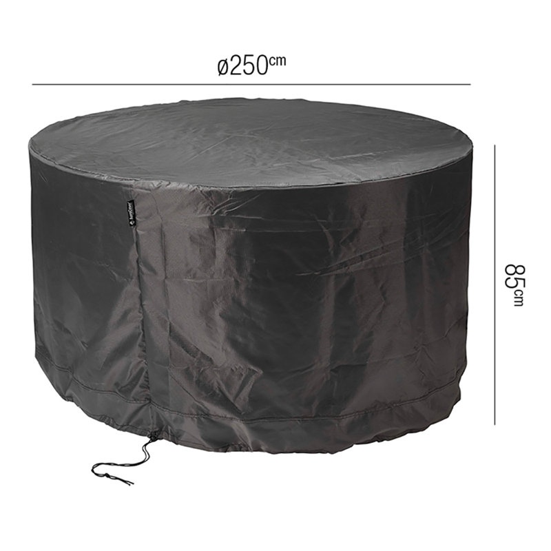 Jayant Round Patio Dining Set Cover, 85 cm H x 250 cm W x 250 cm D