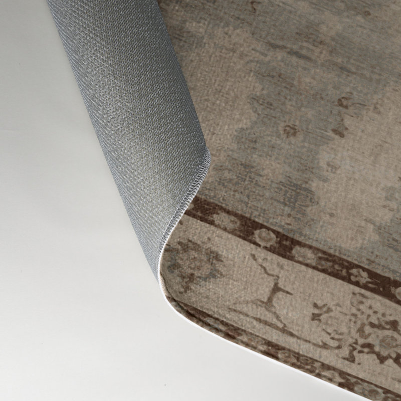 Tapis d'intérieur et d'extérieur surteint beige, Rectangulaire 3 pi x 5 pi