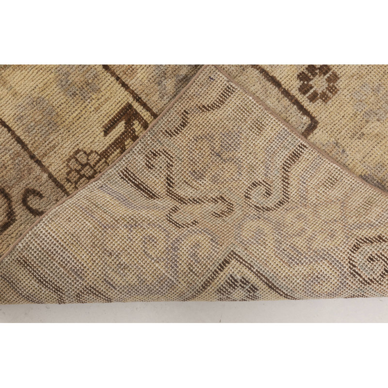 Modern One-of-a-Kind Runner 2'9" X 19'9" Hand Knotted Area Rug