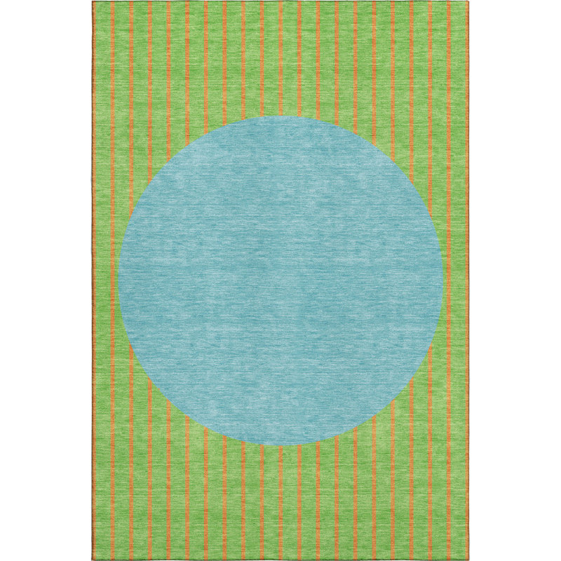 Premium Machine Washable Naglee AMF994 Stripes Rug, Rectangle 10' x 14'
