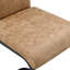 2 tabourets de bar en tissu brun Tech, d'une hauteur de 42,5 po - confort moderne. Siège doux. Pieds en métal. Dessous coulissant. Assemblage facile inclus. 2 tabourets hauts conçus pour le tissu du siège. Guide antidérapant noir stable