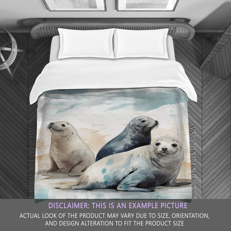 Seal Lover Comforter, Queen Comforter