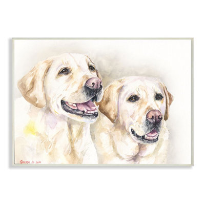 « dog friends animal painting », impression sur toile