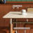 Household rock board solid wood dining table-1725615456