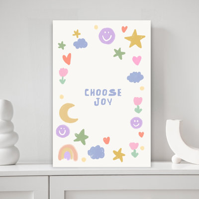 Choisir les éléments fantaisistes de joie, impression de paysage tulipe minimaliste coloré, paysage nature