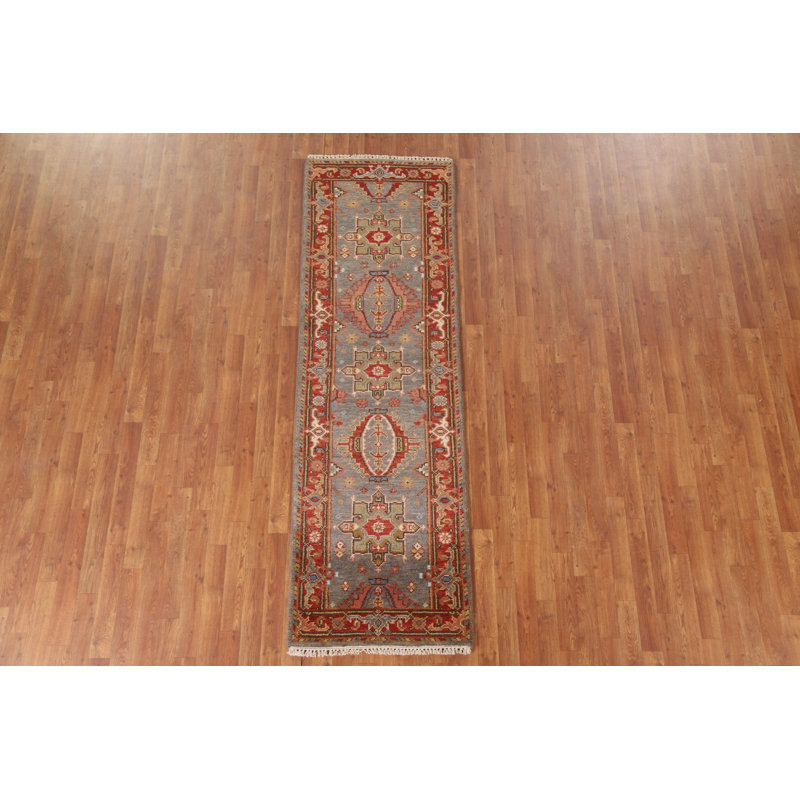 Tapis de couloir oriental géométrique 3x8