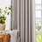 Grommet Room Darkening Linen Textured Curtain-607111006-607110978
