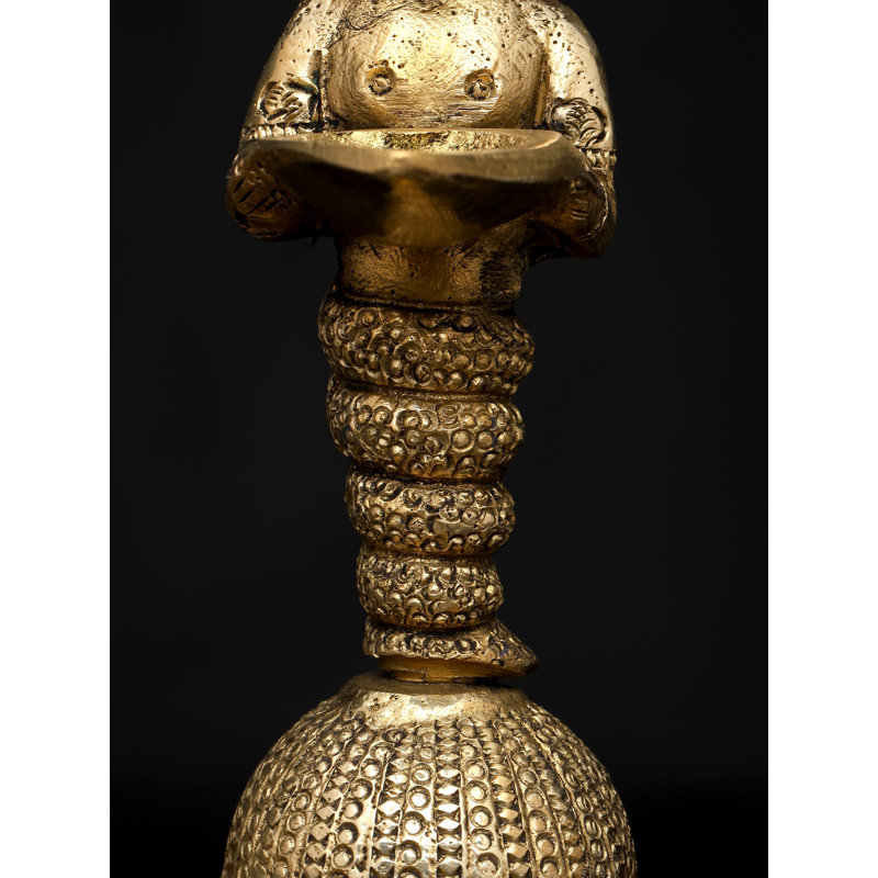 Lampe à huile en laiton 6 pouces Naga Kanya