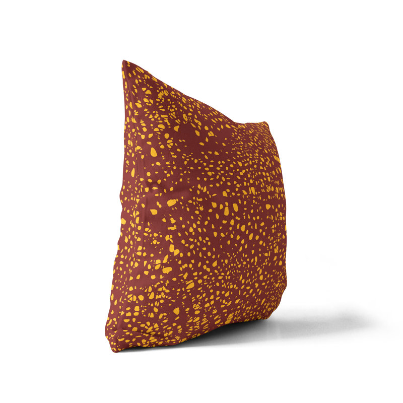 Housse de coussin d'intérieur Markel Tribal Speckled Square., 16" x 16"