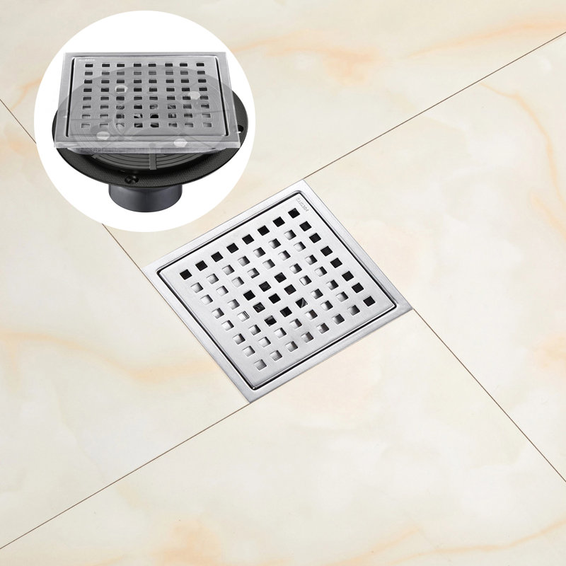 ABS Shower Drain Base Flange For Linear And Square Shower Drains
