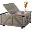 Lift Top Block Coffee Table with Storage