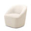 Fauteuil pivotant Anson Boucle