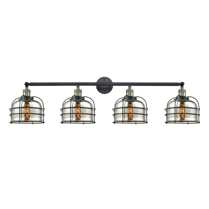 4 - Light Dimmable Vanity Light, Matte White