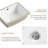 Undermount Rectangular Ceramic Sink