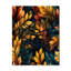 Rustic Autumn Leaves - Horloge murale rétro vintage-567280768