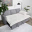 Razzak 3 Seater Linen Sofa Bed-818036312