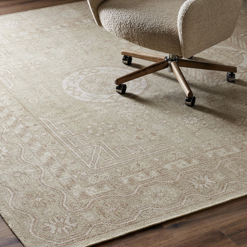 Tapis Arwen, Rectangle 9 pi x 12 pi, Crème