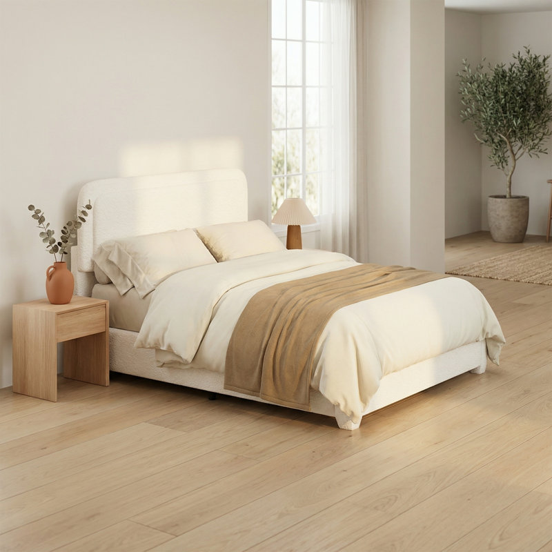 Lit plateforme moderne, Lit double