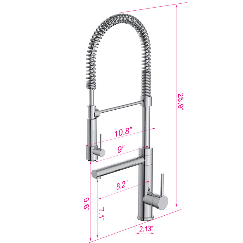 Robinet de cuisine Vetta, Chrome poli