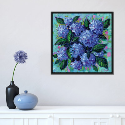 " Blue Hydrangeas " by Mona Edulesco