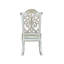 Vendome Synthetic Leather & Antique Pearl Finish Side Chair (Set Of 2)