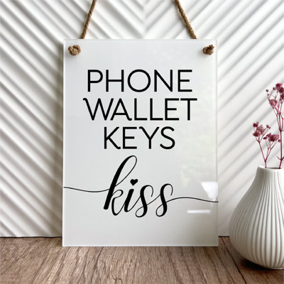 Phone Wallet Keys Kiss Cute Farmhouse Decor